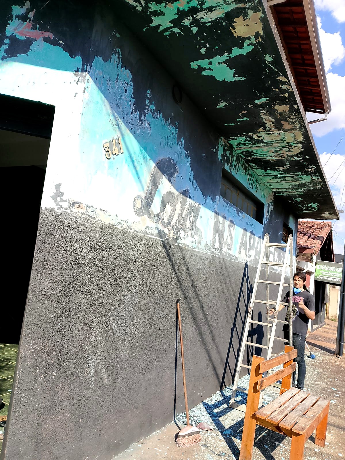 Parede pintada